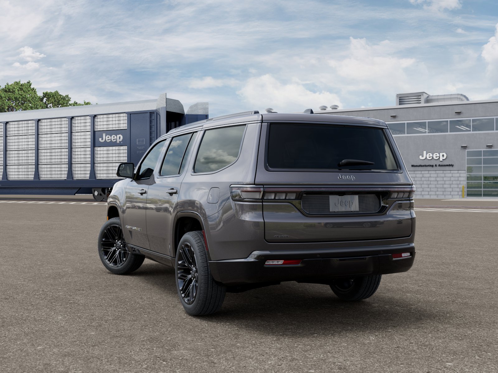 New 2026 Baltic-Gray Metallic Clear-Coat Exterior Paint Jeep Grand Wagoneer image 3