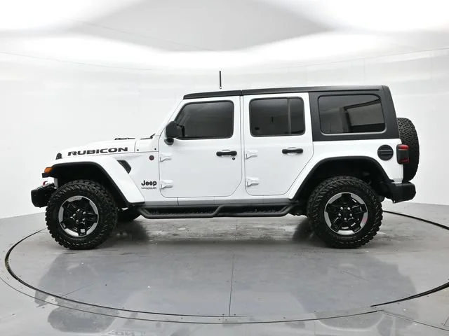 Used 2018 Bright White Clearcoat Jeep Rubicon image 4