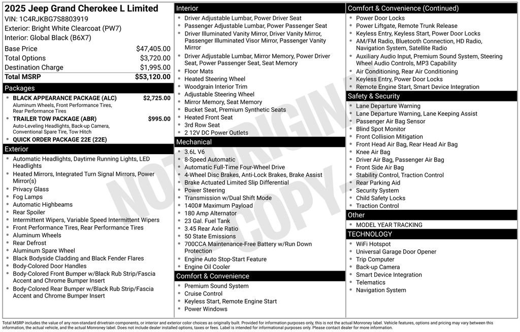 New 2025 Bright White Clearcoat Jeep Limited image 29