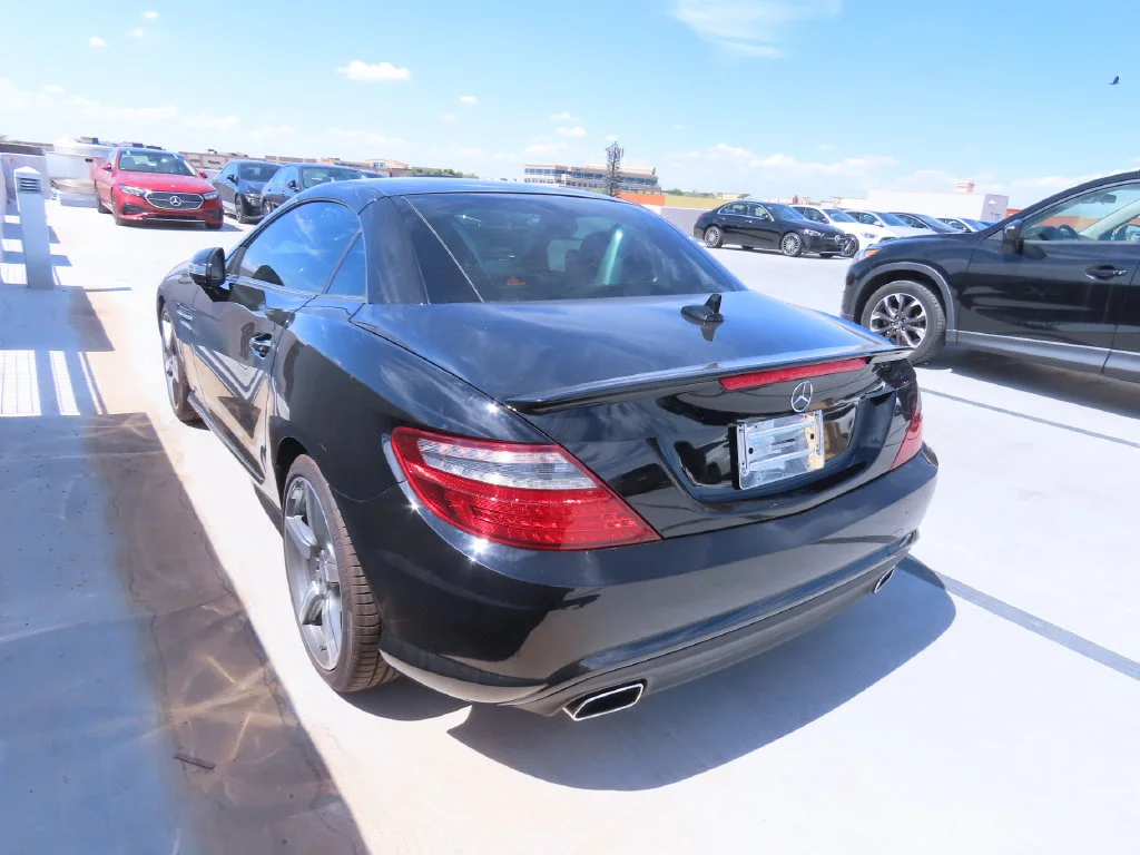 Used 2015 Black Mercedes-Benz SLK 250 image 3