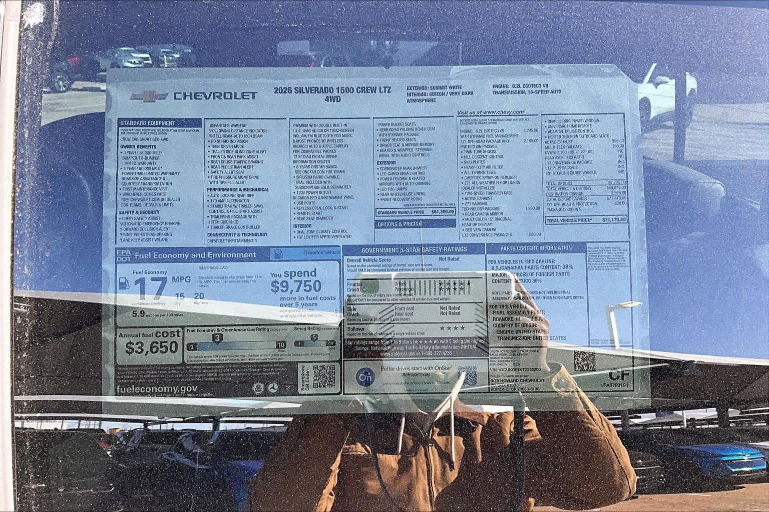 New 2026 Summit White Chevrolet LTZ image 21