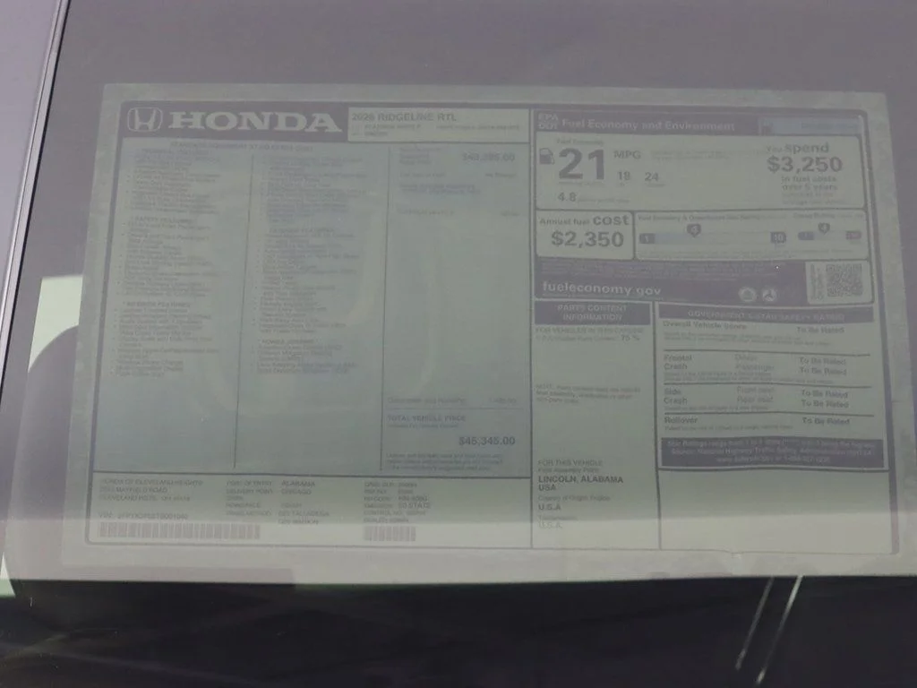 2026 Honda Ridgeline RTL - Photo 23