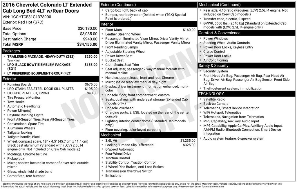 Used 2016 Red Chevrolet LT image 28