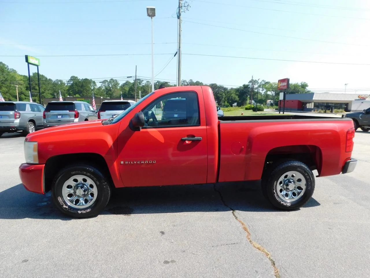 Used 2008 Red Chevrolet 2WD Reg Cab 119.0 in Work Truck image 5