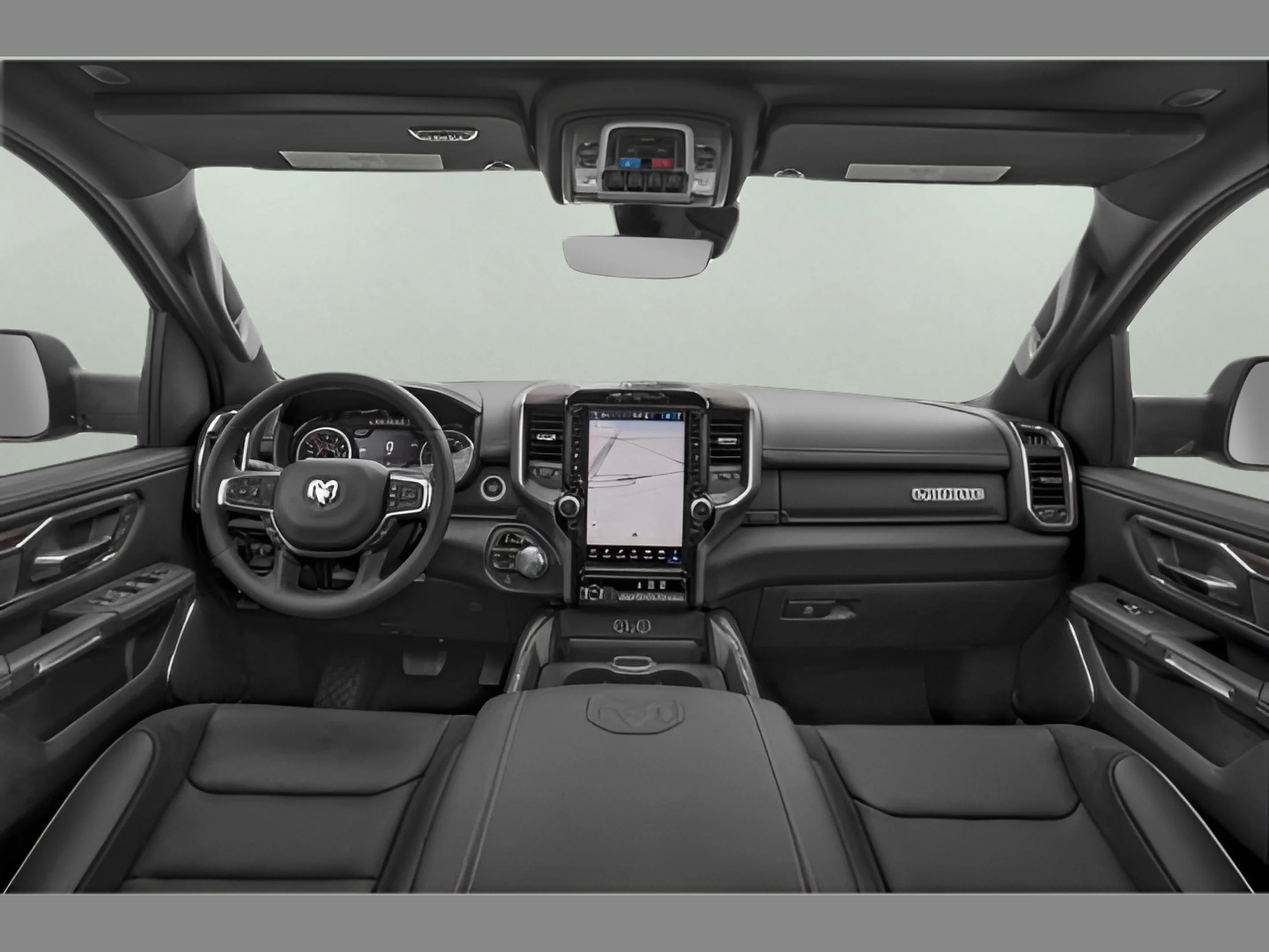 New 2027 Diamond Black Crystal Pearl-Coat Exterior Paint RAM Laramie image 7