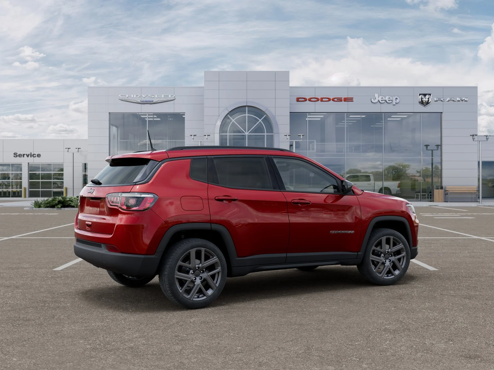 New 2026 Red Hot Pearl-Coat Exterior Paint Jeep Latitude image 31