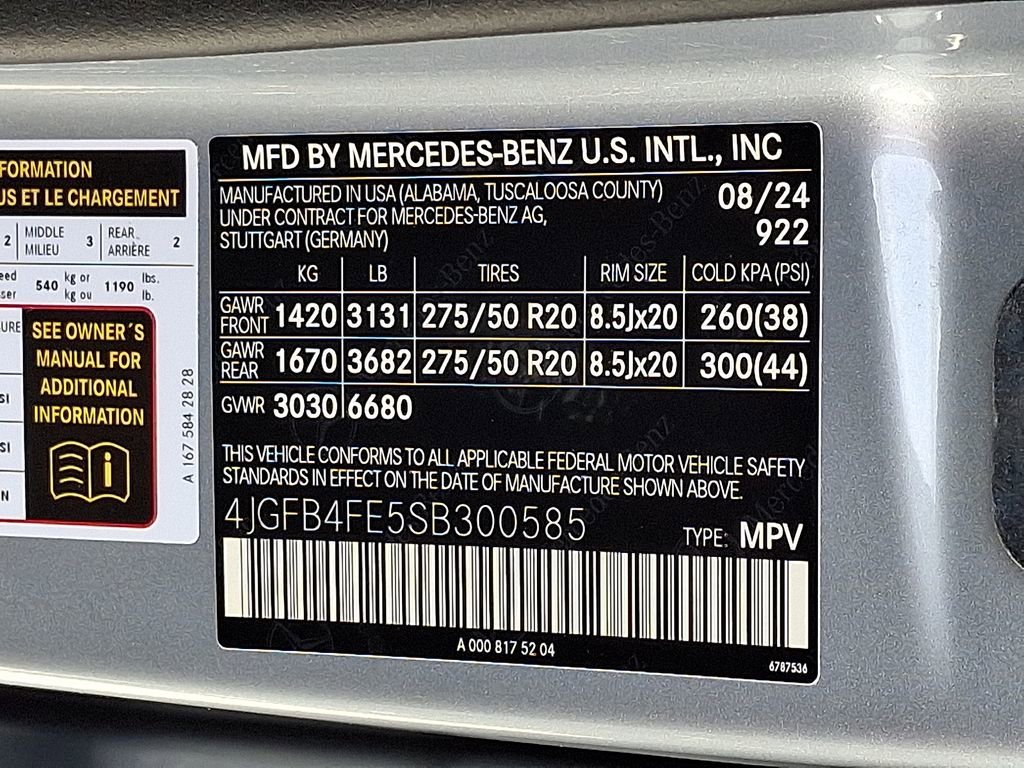 New 2025 Cirrus Silver Metallic Mercedes-Benz GLE 350 image 58