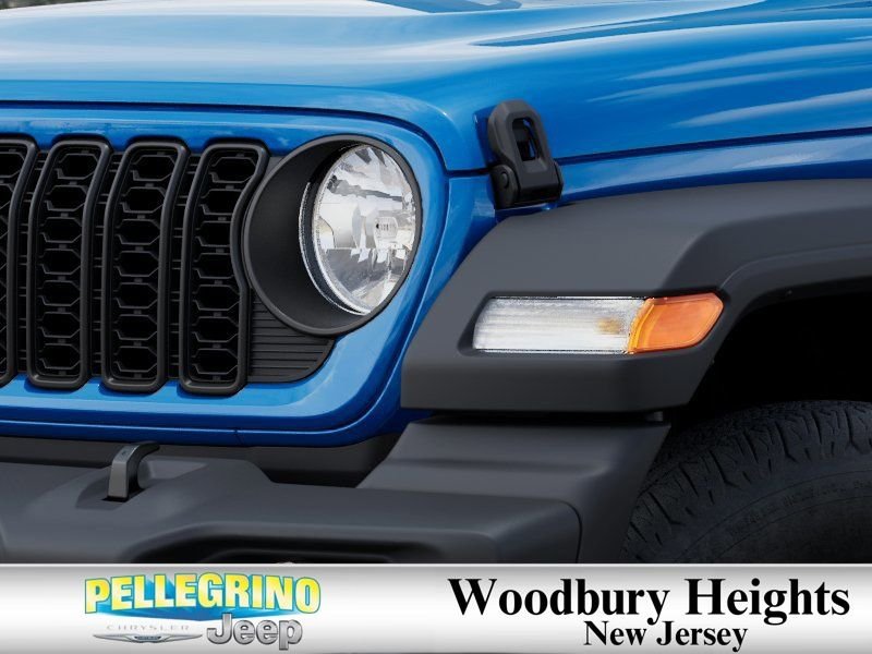 New 2025 Hydro Blue Pearl-Coat Exterior Paint Jeep 4-Door Sport S 4x4 image 10