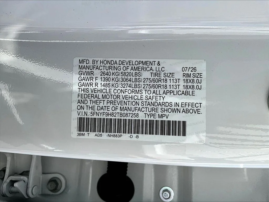 New 2026 Platinum White Pearl Honda TrailSport Elite image 22