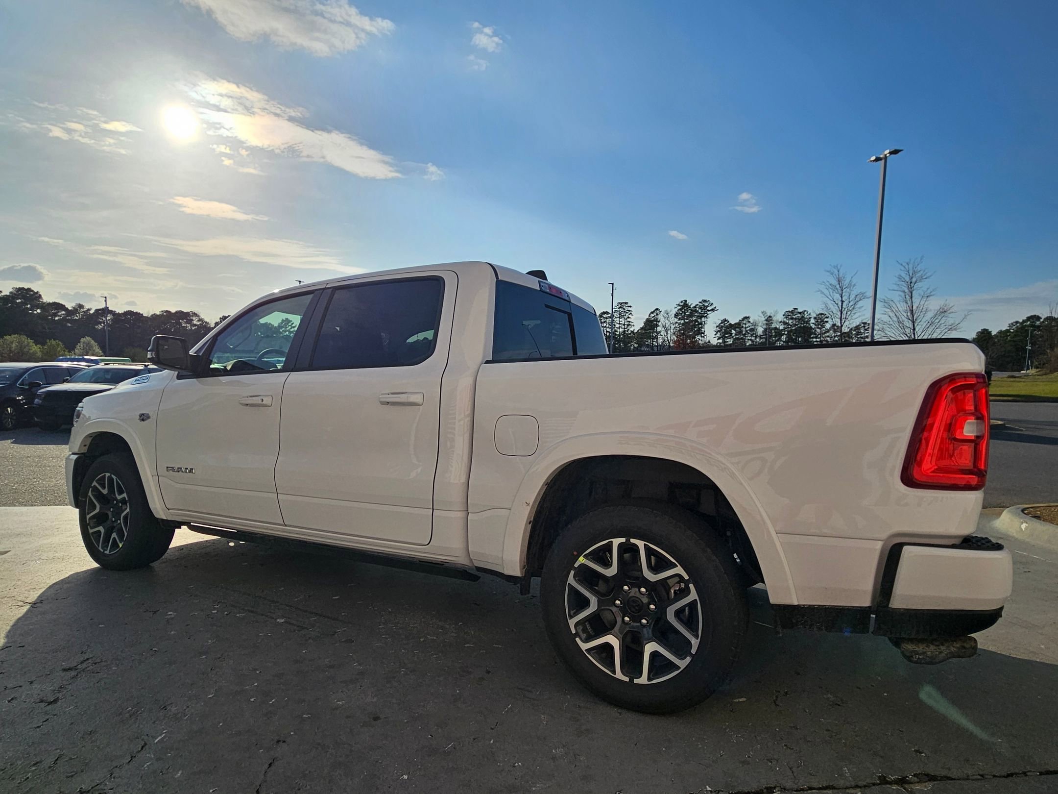 New 2026 Bright White Clear-Coat Exterior Paint RAM Laramie image 5