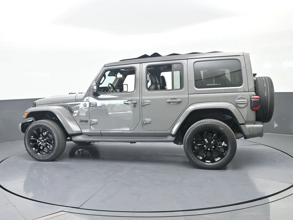 Used 2022 Sting-Gray Clearcoat Jeep Unlimited Sahara High Altitude image 2