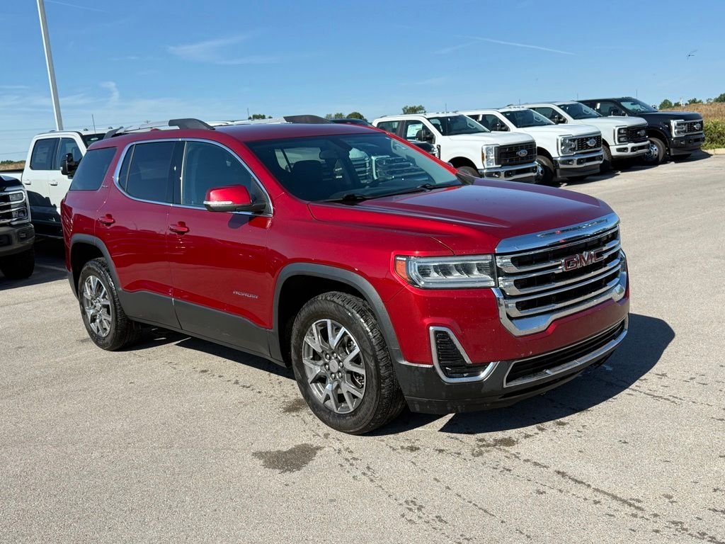 Used 2021 Red GMC SLE image 2