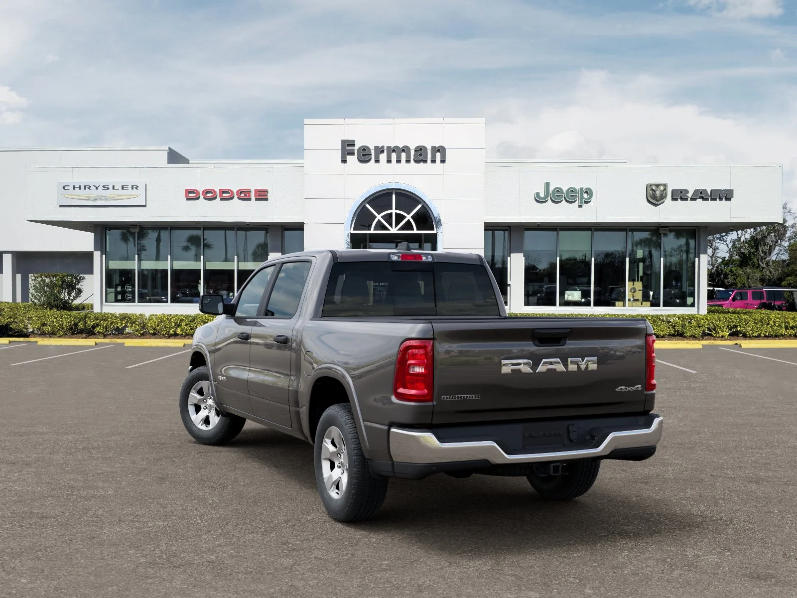 New 2026 Granite Crystal Metallic Clear-Coat Exterior Paint RAM Big Horn/Lone Star image 35