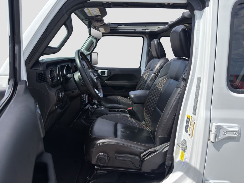 Used 2021 White Jeep Unlimited Sahara 4xe image 26