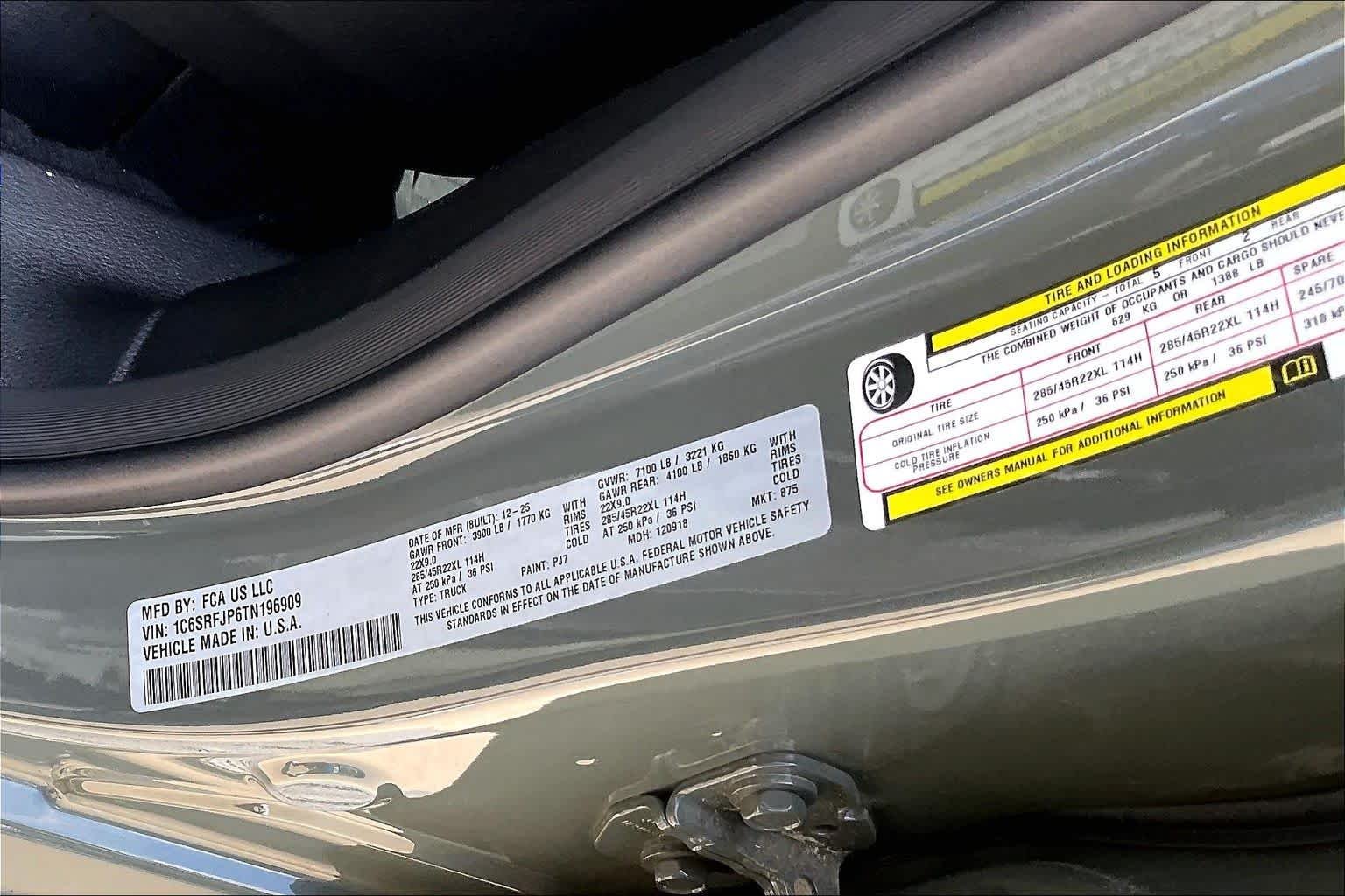 New 2026 Canyon Lake Exterior Paint RAM Laramie image 20