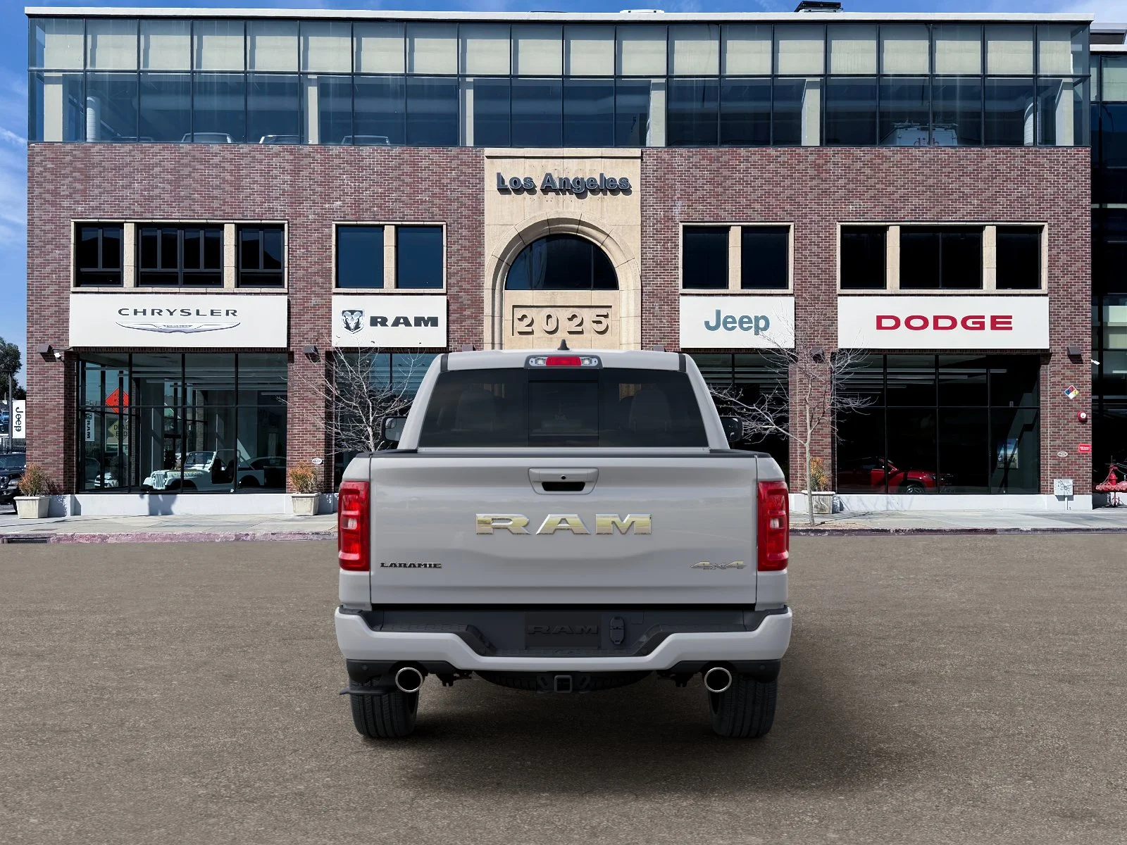New 2026 Bright White Clear-Coat Exterior Paint RAM Laramie image 33