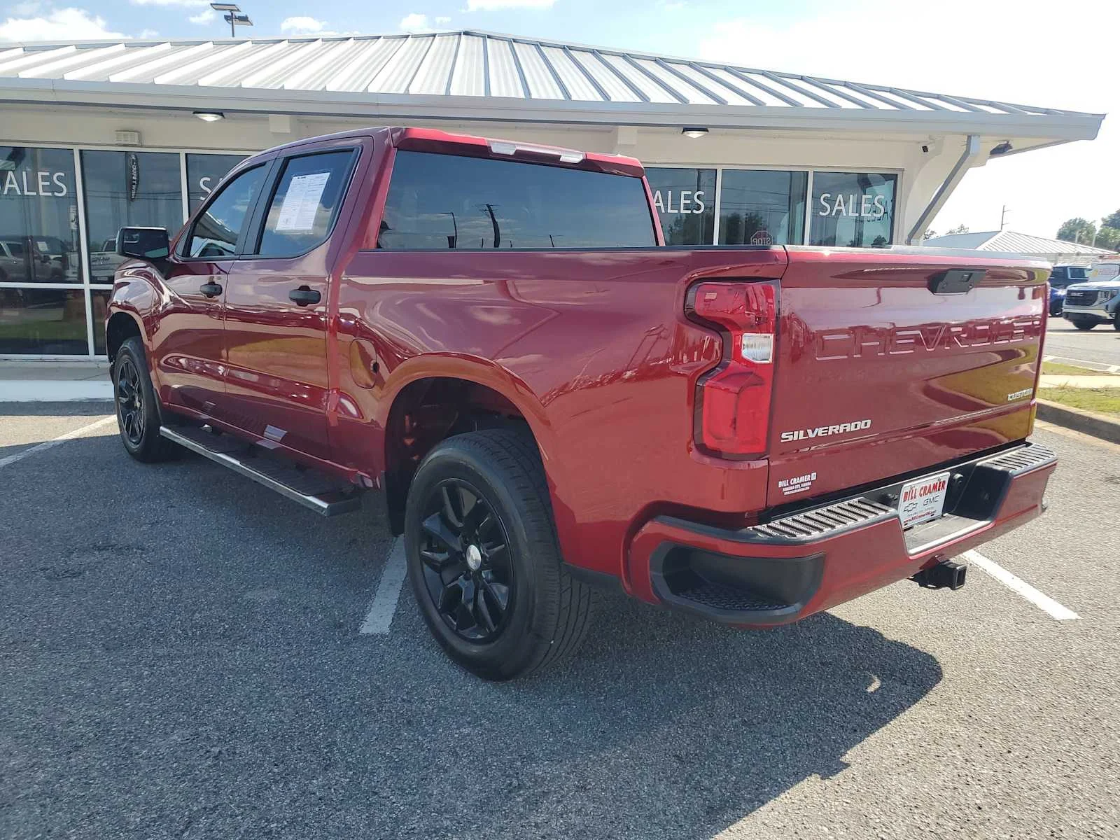 Used 2021 CHERRY RED TINTCOAT Chevrolet Custom image 3