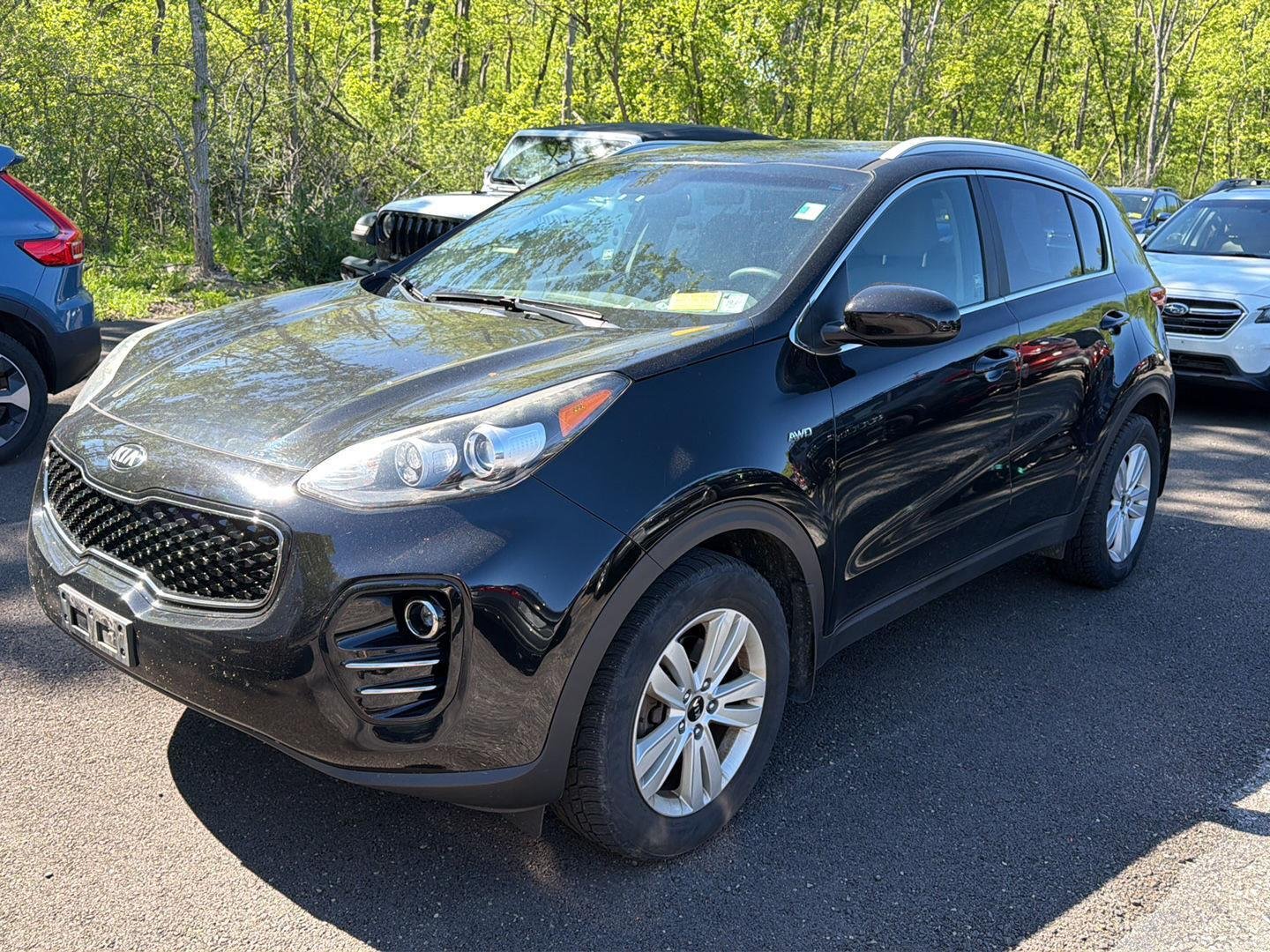 Used 2019 Black Cherry Kia LX image 8