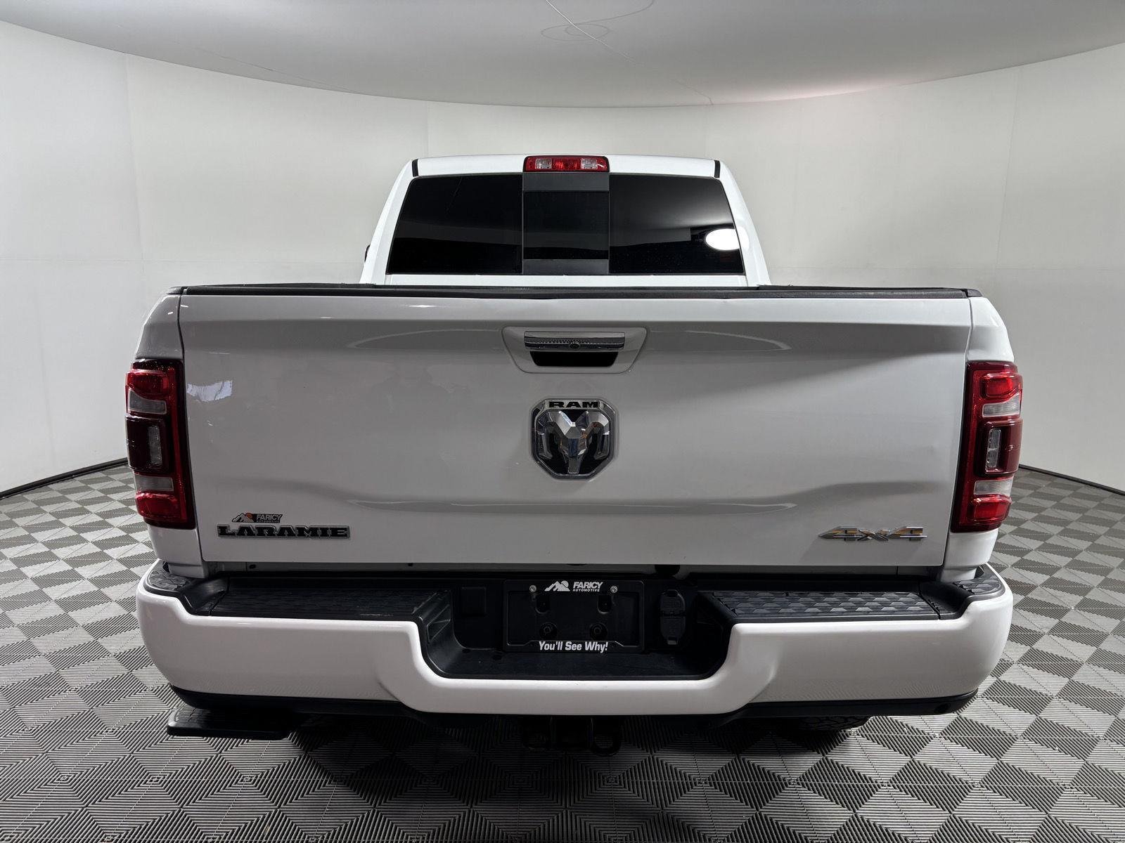 Used 2022 Bright White Clearcoat Ram Laramie image 4