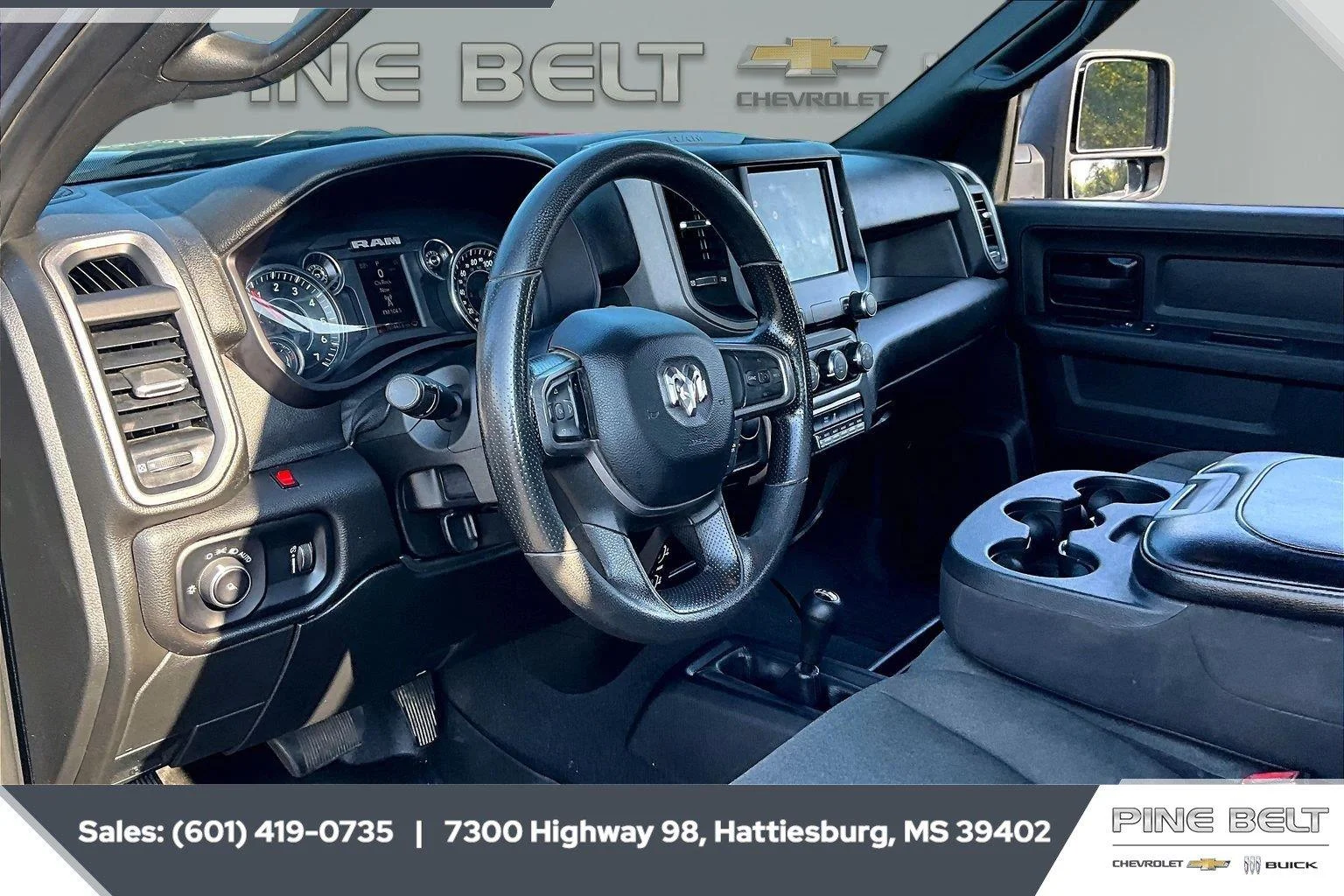 Used 2023 Granite Crystal Metallic Clearcoat Ram Tradesman image 13