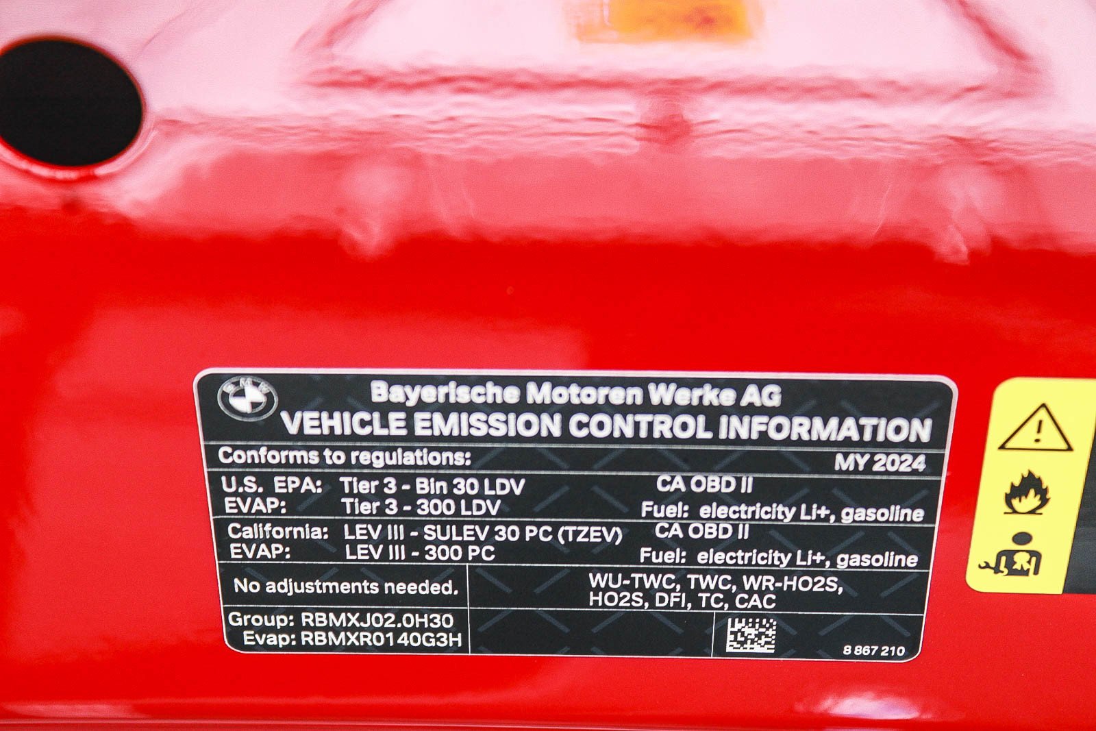 Used 2024 Melbourne Red Metallic BMW 330e image 27