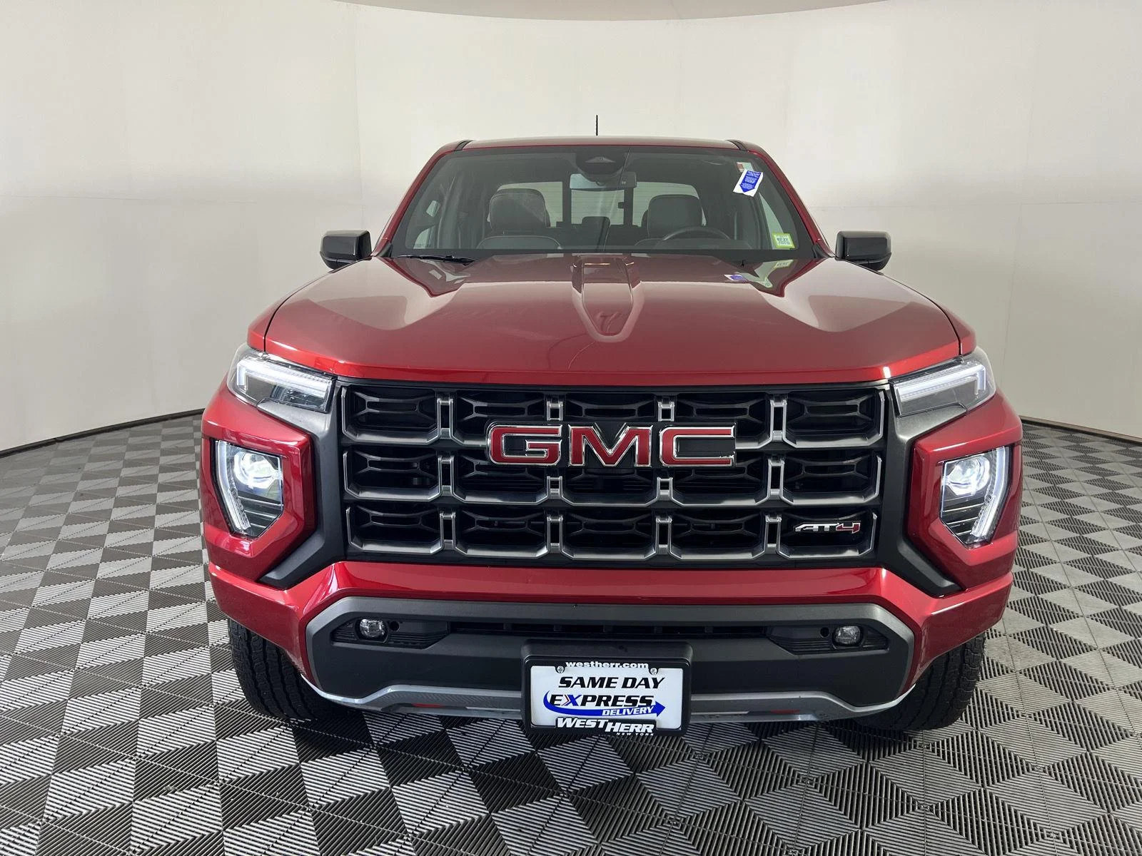 Used 2025 Volcanic Red Tintcoat GMC AT4 image 21