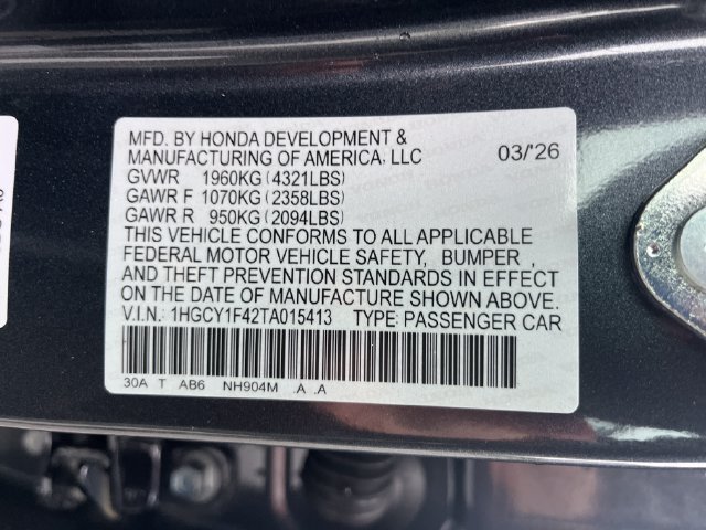2026 Honda Accord SE - Photo 20