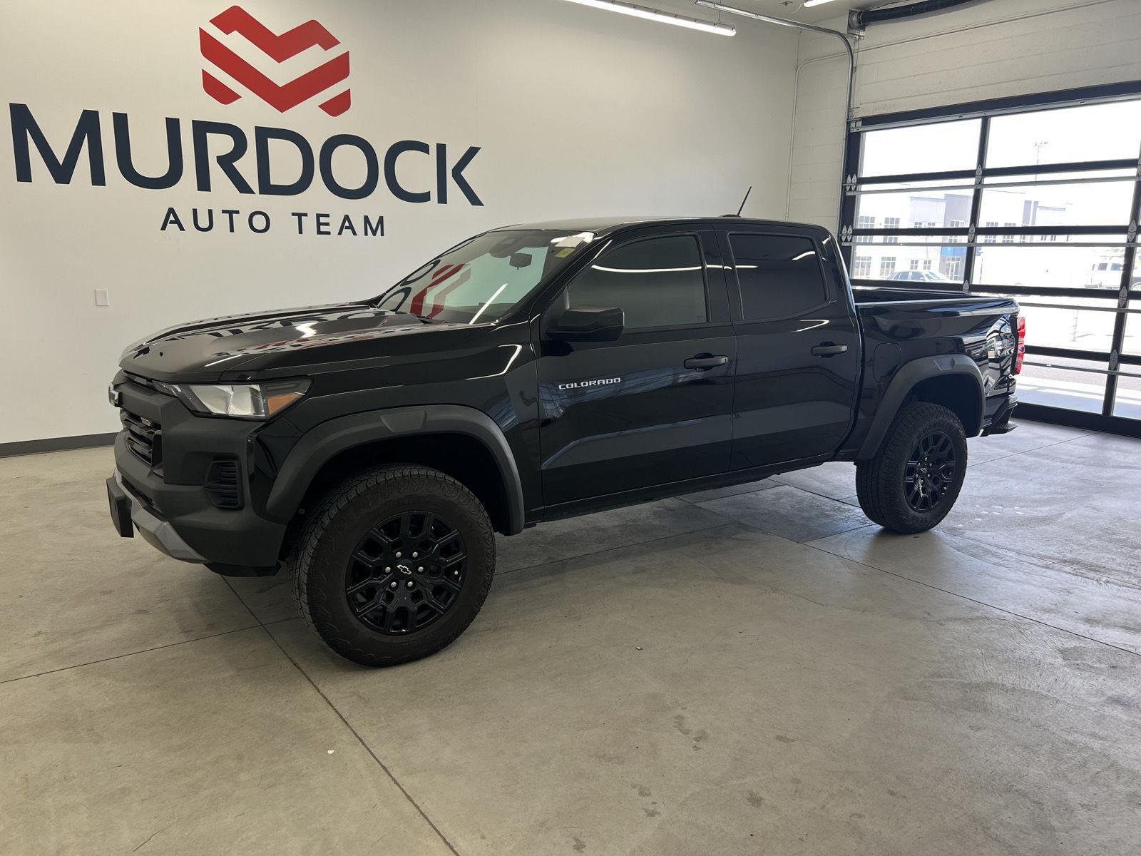 Used 2023 Black Chevrolet 4WD Trail Boss image 1