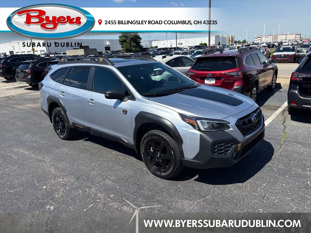 Certified Used 2024 Silver Subaru Wilderness image 1