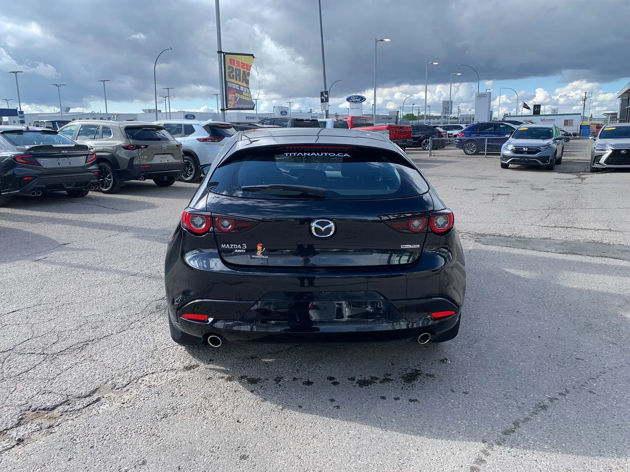 Used 2023 Jet Black Mica Mazda GS Auto*i-ACTIV AWD | Adaptive Cruise | Nav | Htd Seats | Htd Steering Wheel | Blind Spot Detection image 13