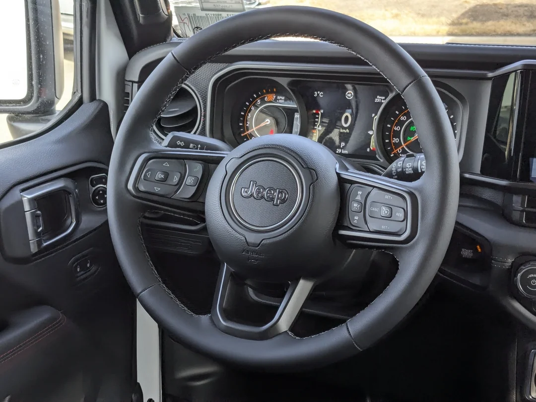 New 2026 White Jeep Rubicon - - 4x4 - Nappa Lthr - 3-Pc Hard Top - 8-Spd Auto - Safety Grp - Conv Grp & More! image 15