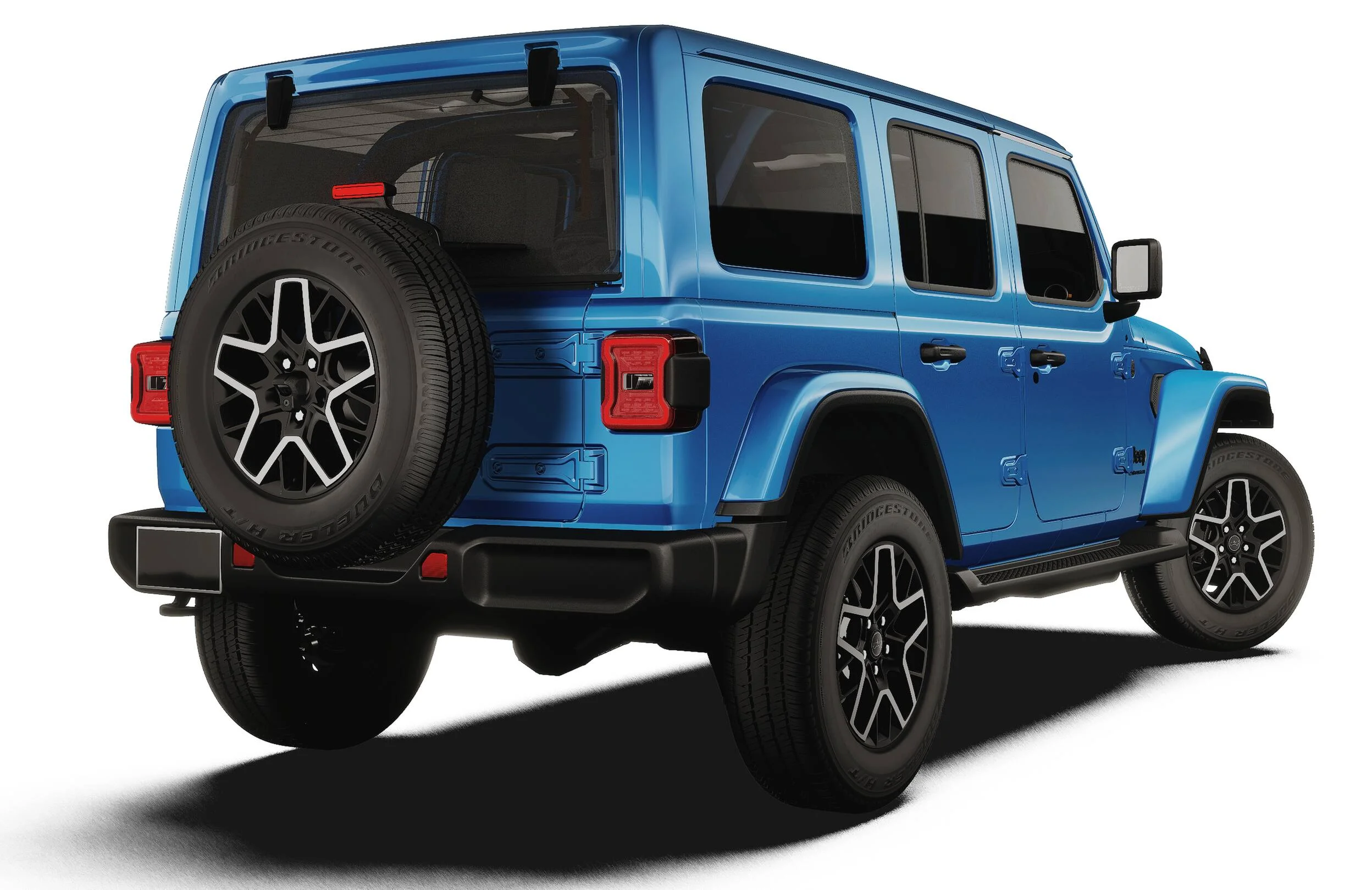 New 2027 Hydro Blue Pearl-Coat Paint Jeep Sahara image 2