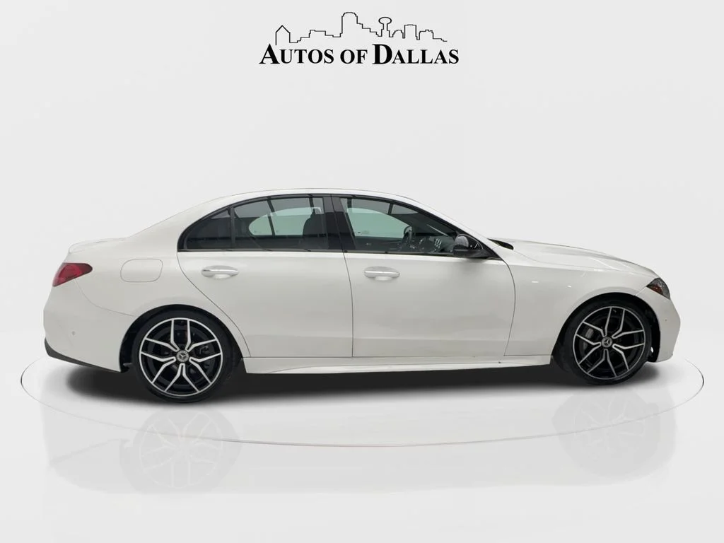 Used 2022 White Mercedes-Benz C 300 AMG® NIGHT PKG,NAV,CAM,PANO,BLIND SPOT image 7