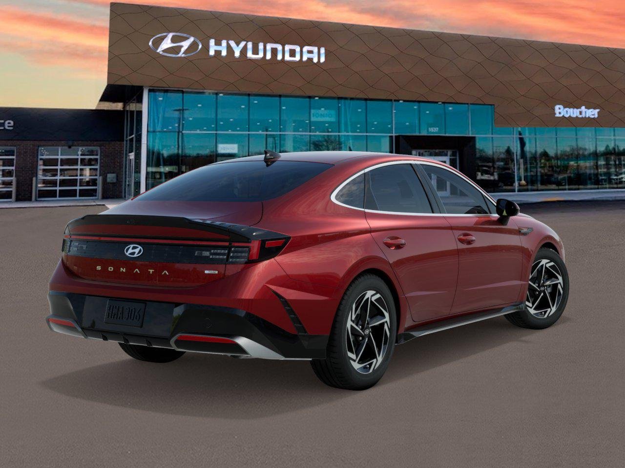 New 2026 Ultimate Red Hyundai SEL Sport image 4