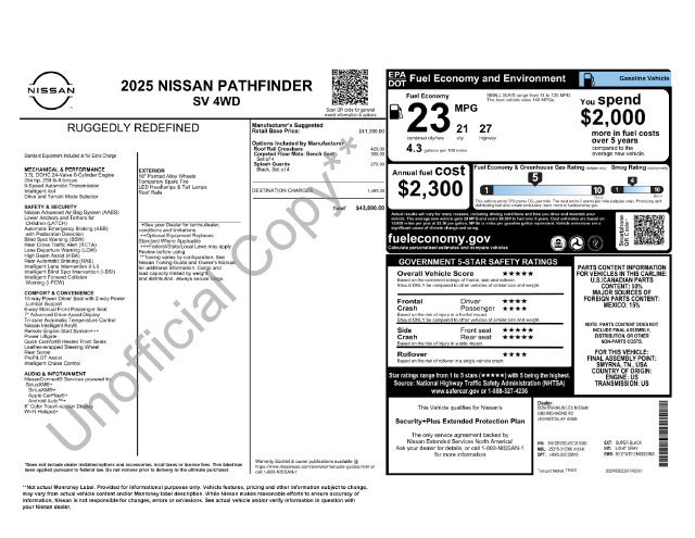 Used 2025 Black Nissan SV image 23