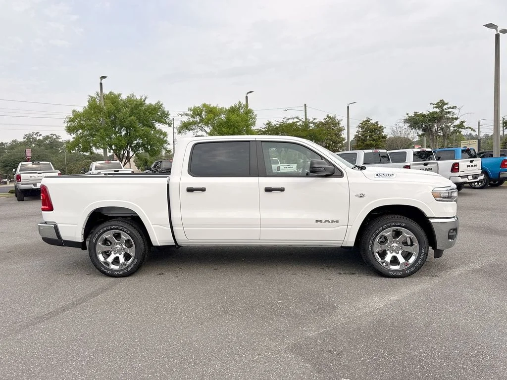 New 2026 Bright White Clear-Coat Exterior Paint RAM Big Horn/Lone Star image 2