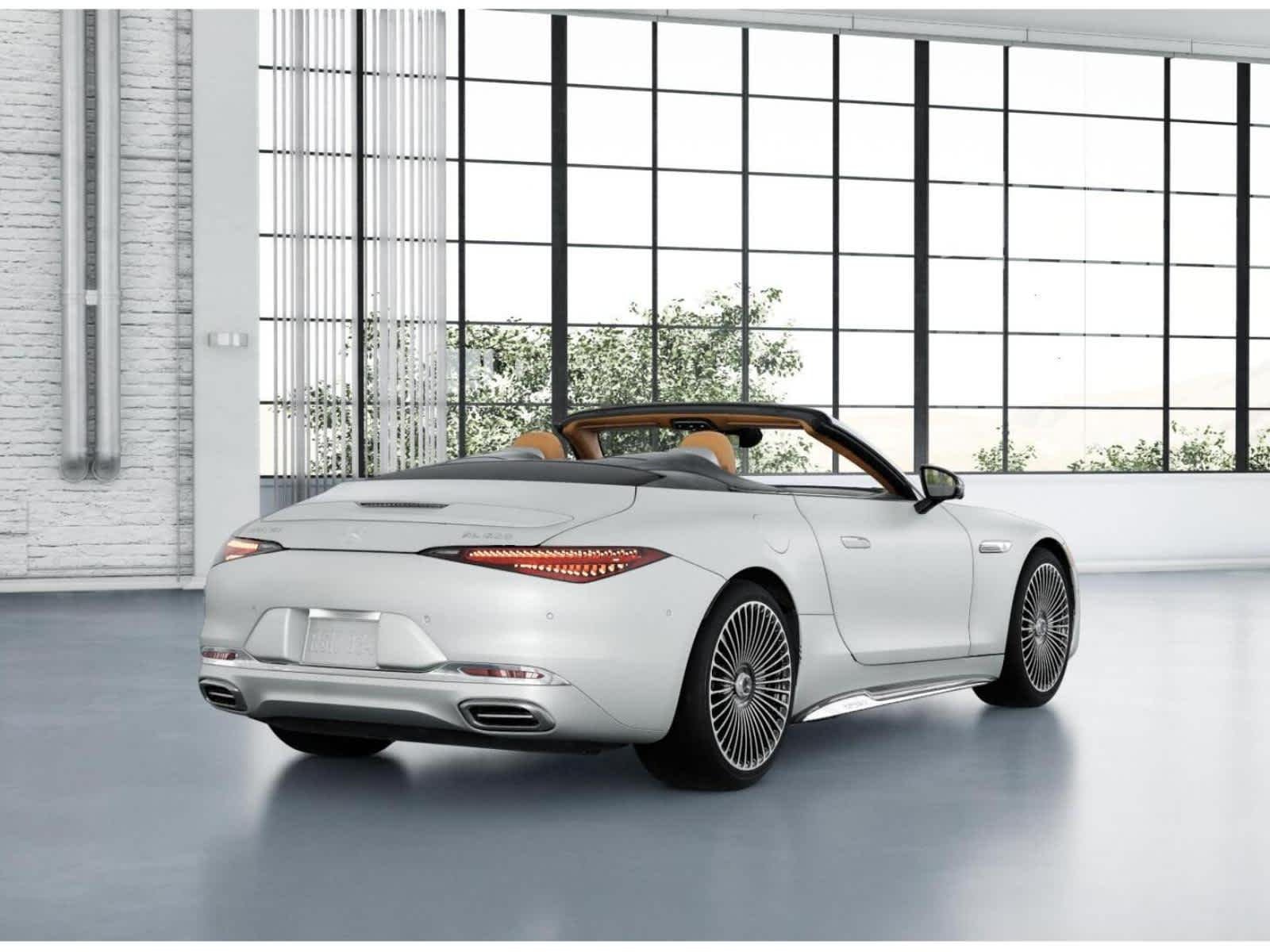 New 2027 MANUFAKTUR Moonlight White Magno Mercedes-Benz Maybach SL 680 Monogram Series image 21