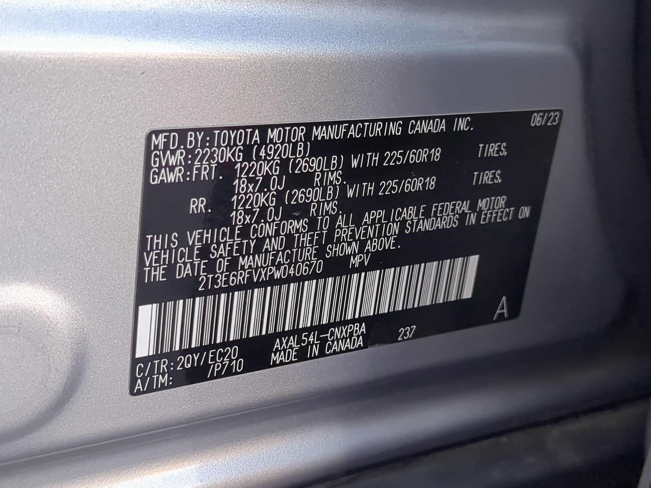 Used 2023 Midnight Black Metallic Toyota Hybrid XSE image 33