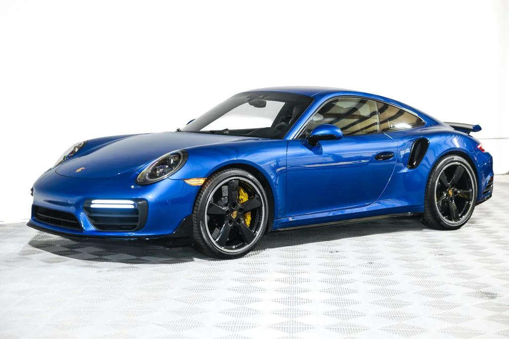 Used 2018 Blue Porsche Turbo S image 18
