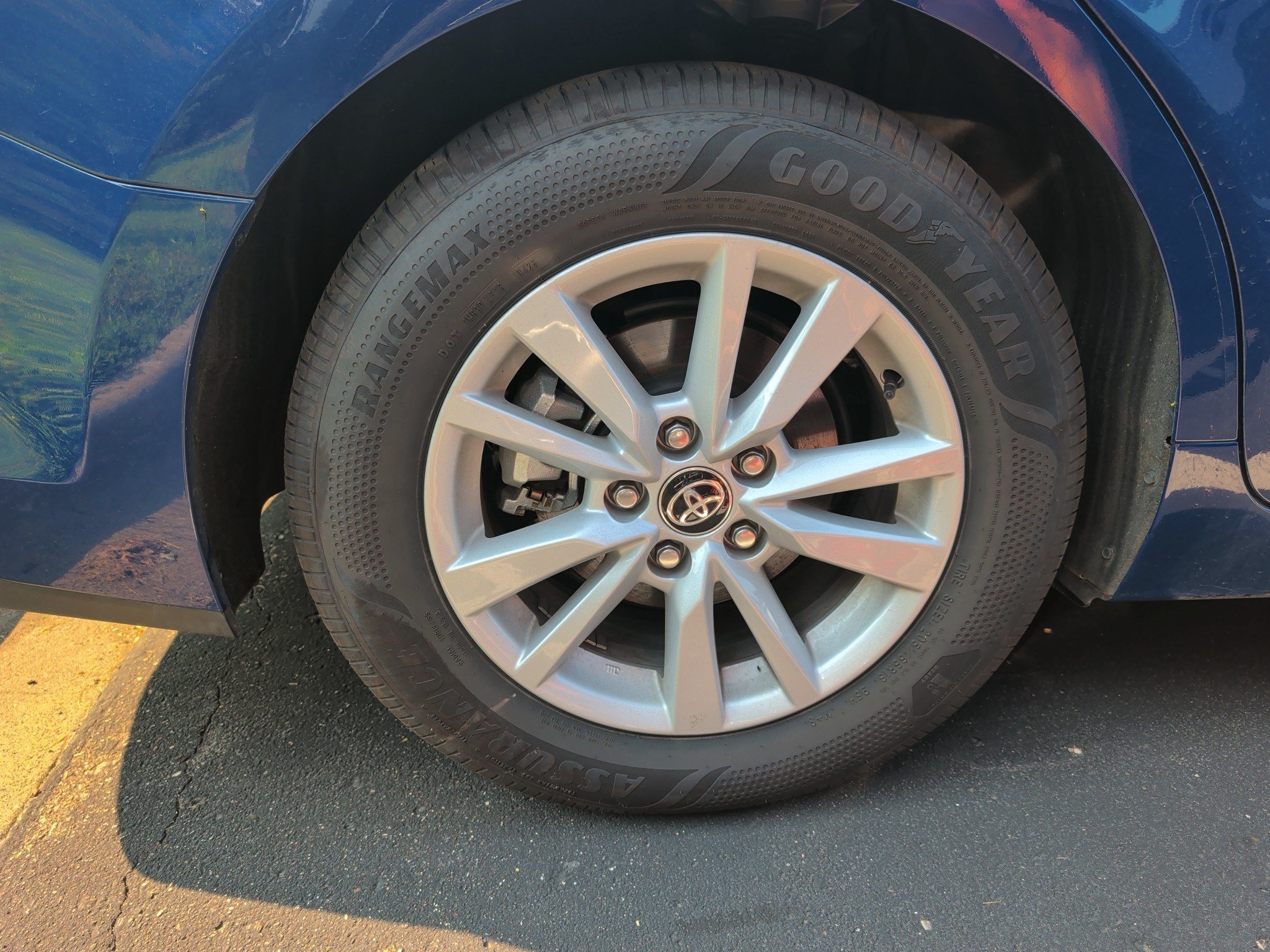 Used 2026 Reservoir Blue Toyota LE image 5