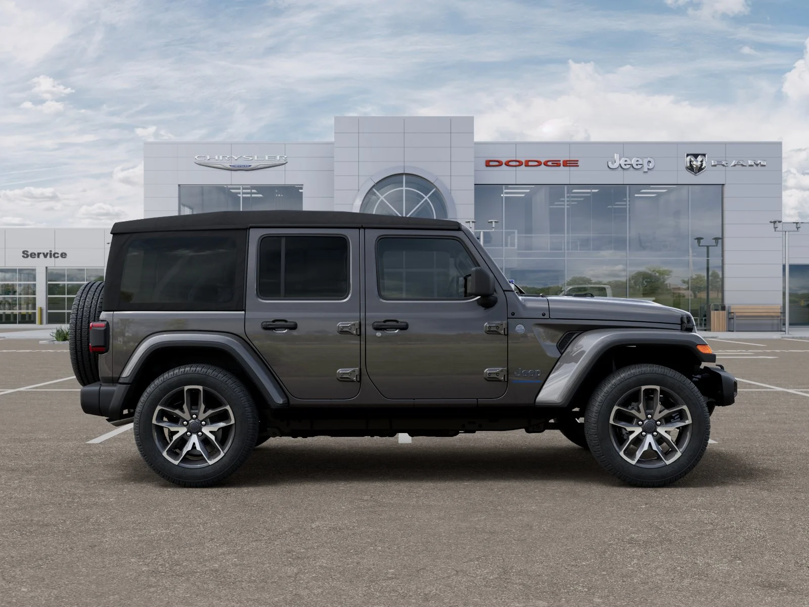 New 2025 Granite Crystal Metallic Clearcoat Jeep Sport S 4xe image 39
