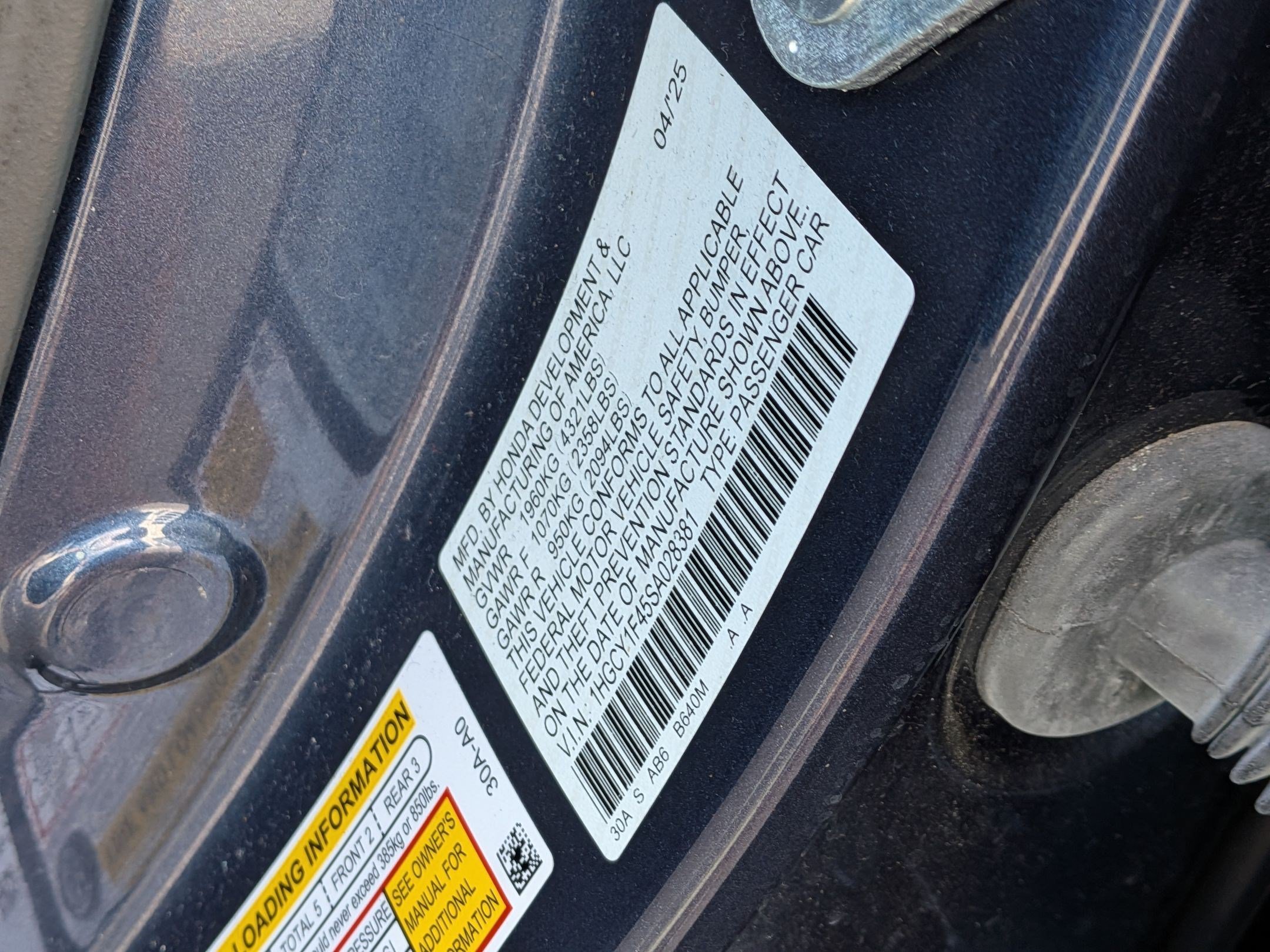 Used 2025 Blue Honda SE image 35