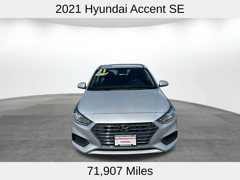 Used 2021 Hyundai Accent SE with VIN 3KPC24A6XME131497 for sale in Somersworth, NH