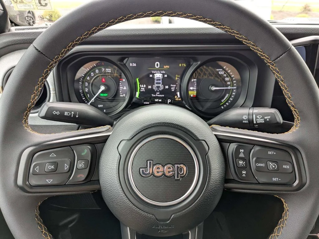 New 2024 Black Clear-Coat Exterior Paint Jeep Sport S 4xe image 25