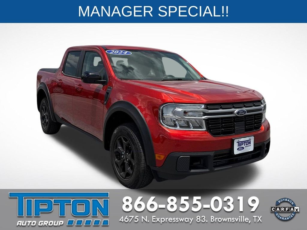 Used 2024 Red Ford Lariat image 3