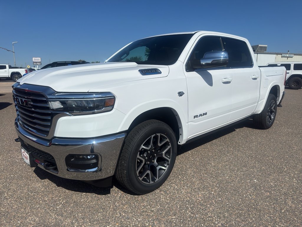 New 2026 Bright White Clear-Coat Exterior Paint RAM Laramie image 2