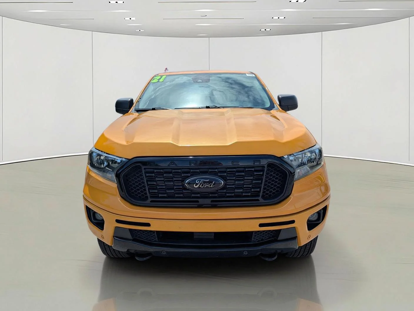 Certified Used 2021 Yellow Ford XLT image 2