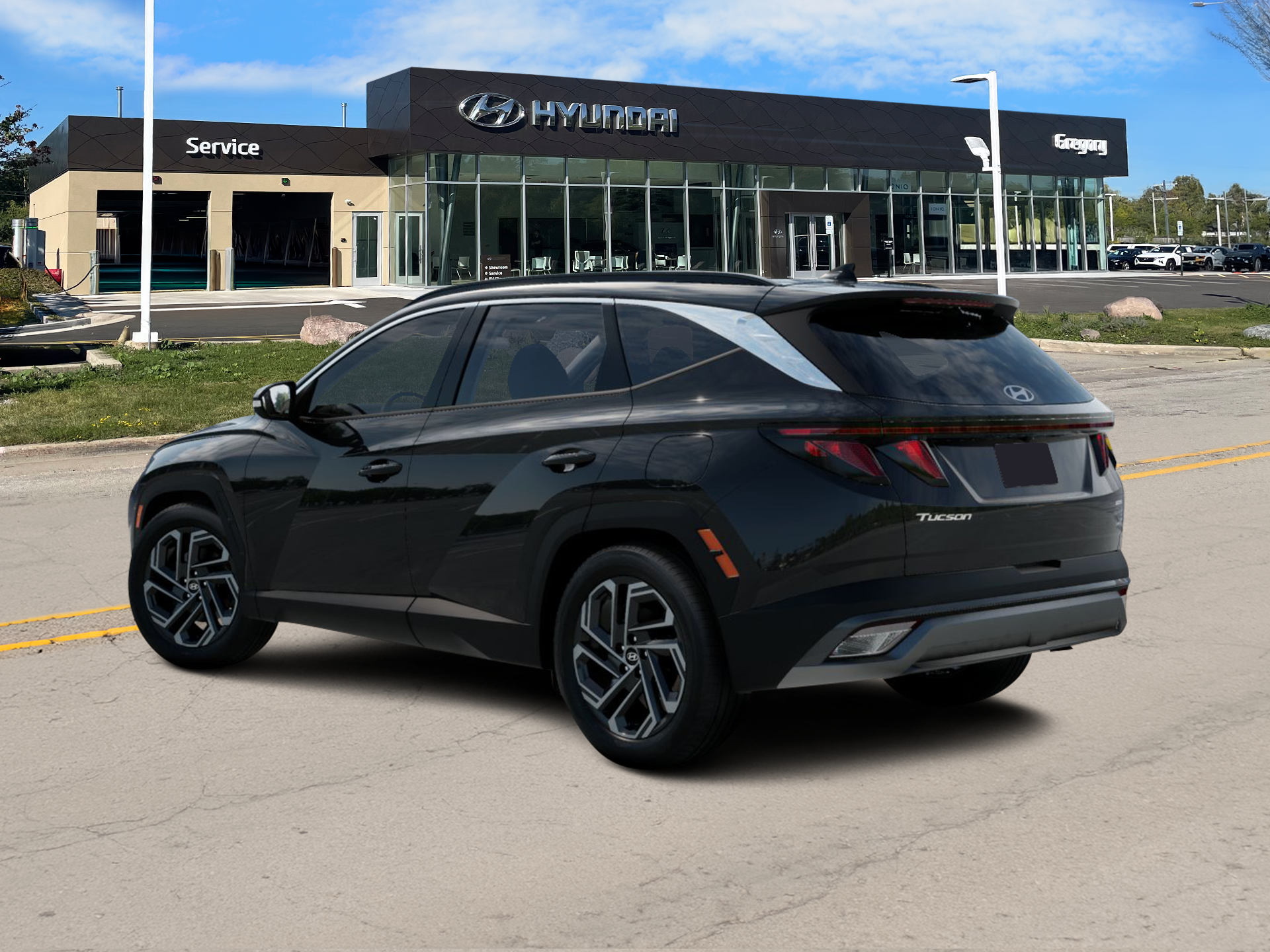 New 2026 Black Hyundai SEL Plus AWD image 4