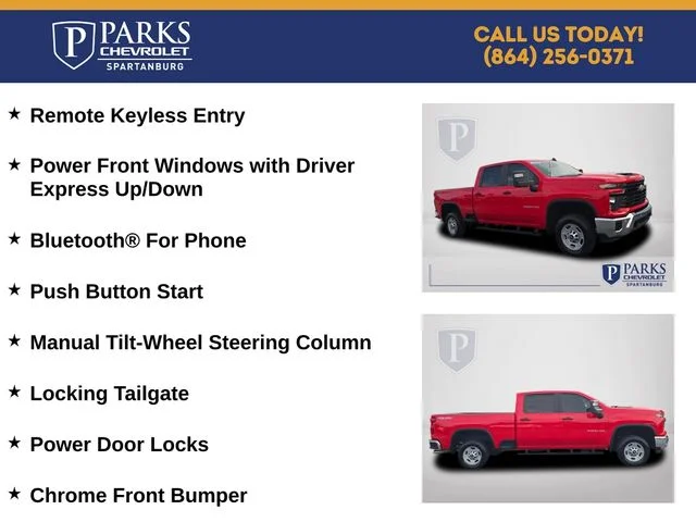 Certified Used 2025 Red Chevrolet Work Truck image 6