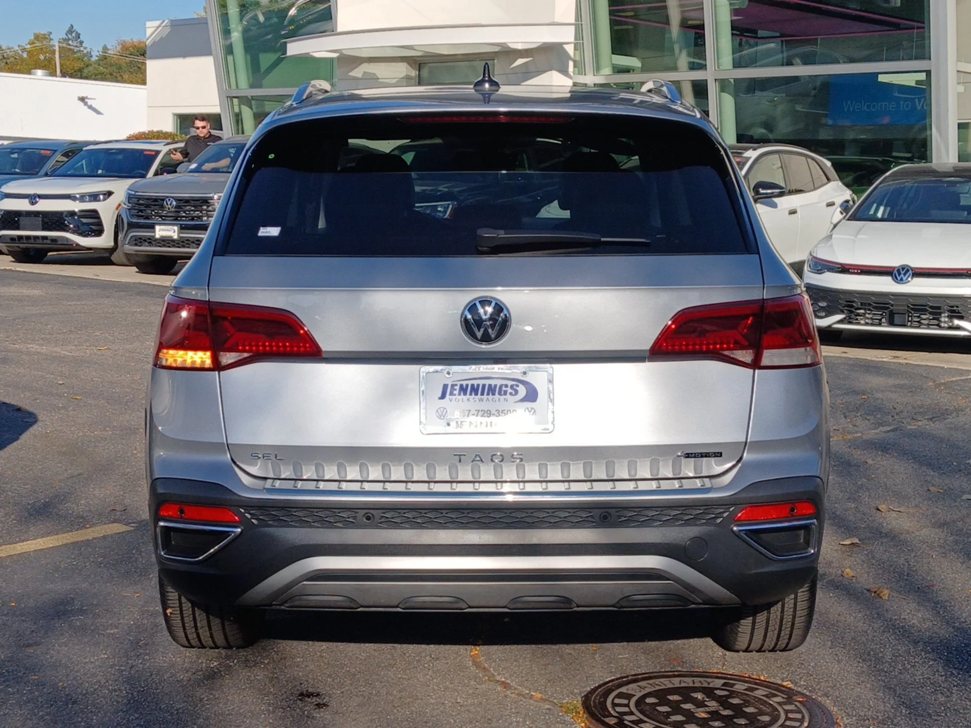 Certified Used 2023 Silver Volkswagen SEL image 25